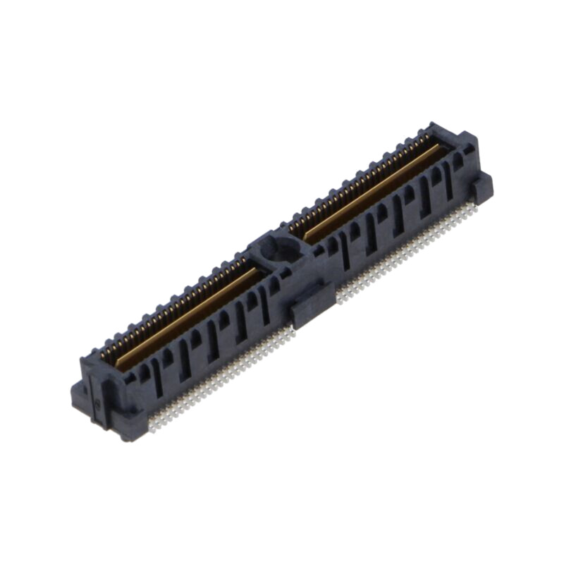 Conector: PCB-PCB; tată; PIN: 104; 0,635mm; QMS; aurit; SMT; soclu Conector: PCB-PCB; tată; PIN: 104; 0,635mm; QMS; aurit; SMT; soclu