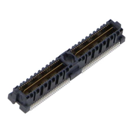Conector: PCB-PCB; tată; PIN: 104; 0,635mm; QMS; aurit; SMT; soclu