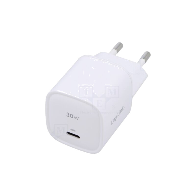 Alimentator: pulsatoriu; alimentare,plug-in; 3A; 30W; albă; GaN