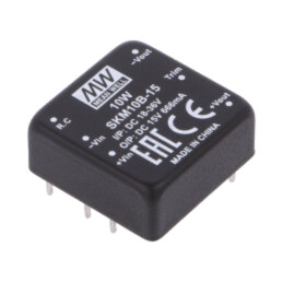 Convertor: DC/DC; 10W; Uintr: 18÷36VDC; Uieş: 15VDC; Iieş: 666mA