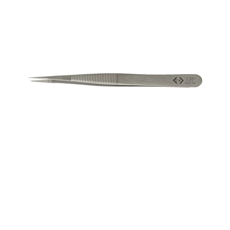 Pensetă; 120mm; pt.lucrări de precizie; Tip pensetă: drept