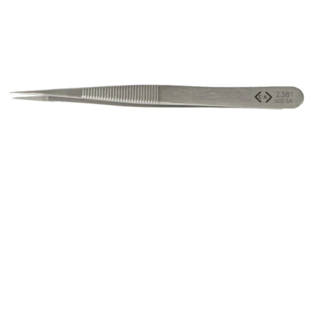 Pensetă; 120mm; pt.lucrări de precizie; Tip pensetă: drept