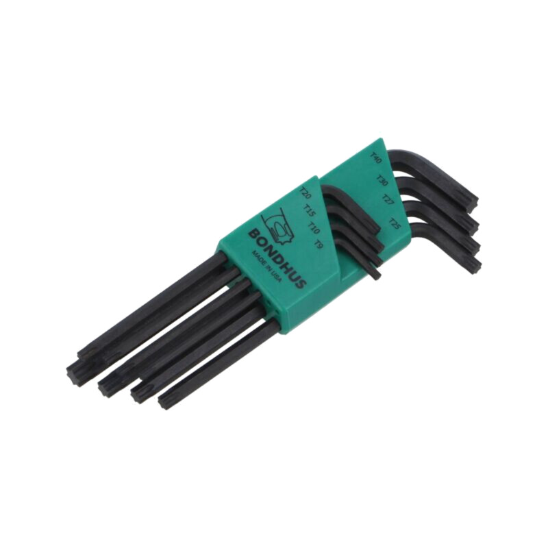 Set chei; Torx®; TX09,TX10,TX15,TX20,TX25,TX27,TX30,TX40; lungă
