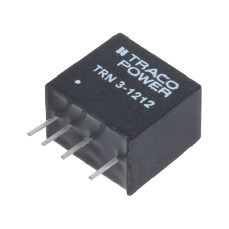 Convertor: DC/DC; 3W; Uintr: 9÷18VDC; Uieş: 12VDC; Iieş: 250mA; SIP