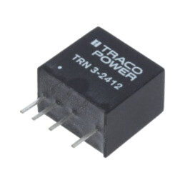 Convertor: DC/DC; 3W; Uintr: 18÷36VDC; Uieş: 12VDC; Iieş: 250mA; SIP