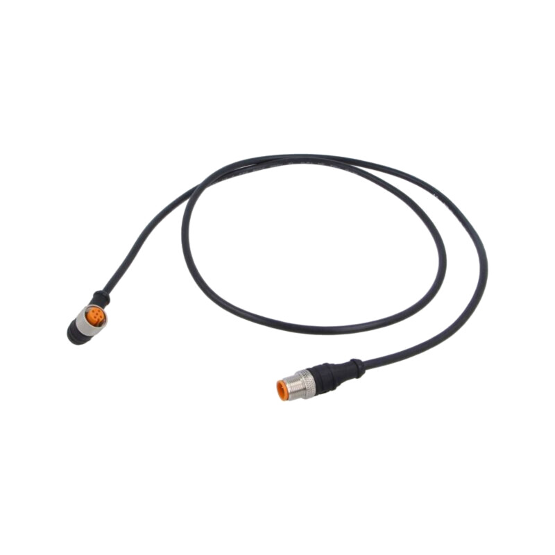 Cablu de conectare; M12; PIN: 4; 1m; mufă; 4A; 1200; -25÷80°C; IP67