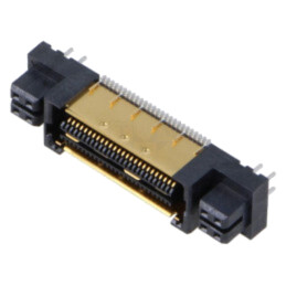 Conector: PCB-PCB; mamă; PIN: 52; 0,635mm; QFSS; aurit; SMT; soclu