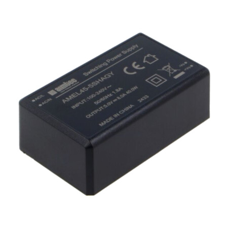 Convertor: AC/DC; 45W; AMEL45-HAGY; PCB