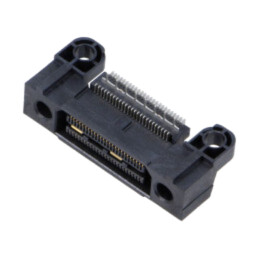 Conector: PCB-PCB; mamă; PIN: 50; 0,635mm; QSS; gold flash; SMT