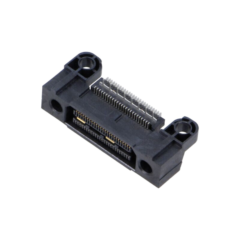 Conector: PCB-PCB; mamă; PIN: 50; 0,635mm; QSS; gold flash; SMT Conector: PCB-PCB; mamă; PIN: 50; 0,635mm; QSS; gold flash; SMT
