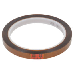 Bandă: electroizolantă; W: 9mm; L: 33m; Thk: 0,076mm; silicon; 55%
