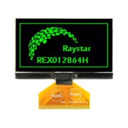 Afişaj: OLED; grafic; 2,42"; 128x64; Dim: 60,5x37x2,15mm; verde