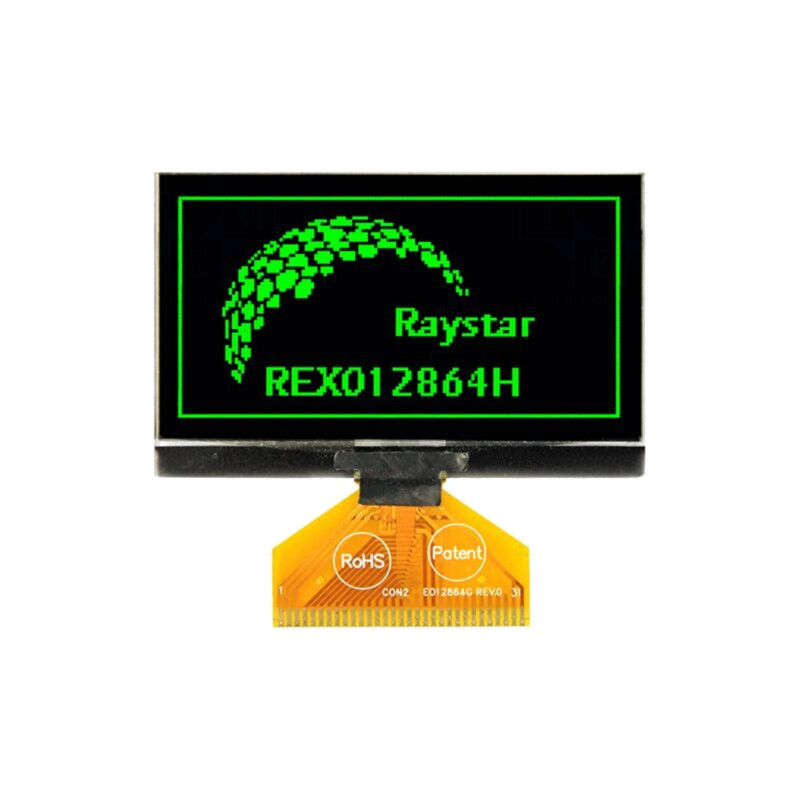 Afişaj: OLED; grafic; 2,42"; 128x64; Dim: 60,5x37x2,15mm; verde