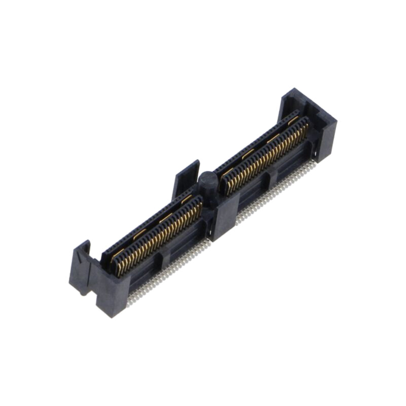 Conector: PCB-PCB; mamă; PIN: 104; 0,635mm; QFS; aurit; SMT; soclu Conector: PCB-PCB; mamă; PIN: 104; 0,635mm; QFS; aurit; SMT; soclu