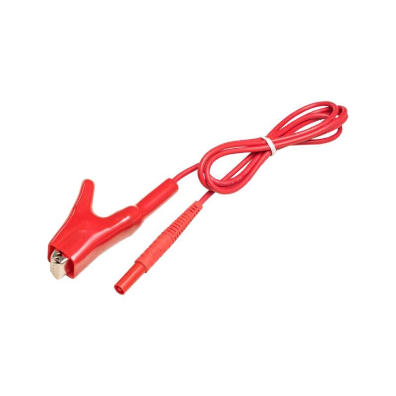 Cablu de măsurare; mufă banană 4 mm,clemă crocodil; Unom: 1kV