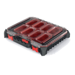 Container: colectiv; cu cutii; neagră; Culoare capac: transparent