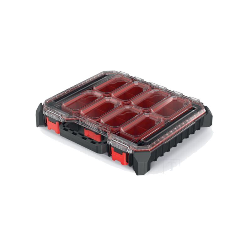 Container: colectiv; cu cutii; neagră; Culoare capac: transparent