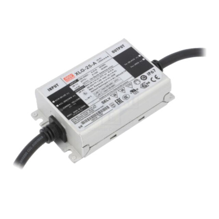 Alimentator: pulsatoriu; LED; 25W; 22÷54VDC; 0,25÷1,05A; 90÷305VAC