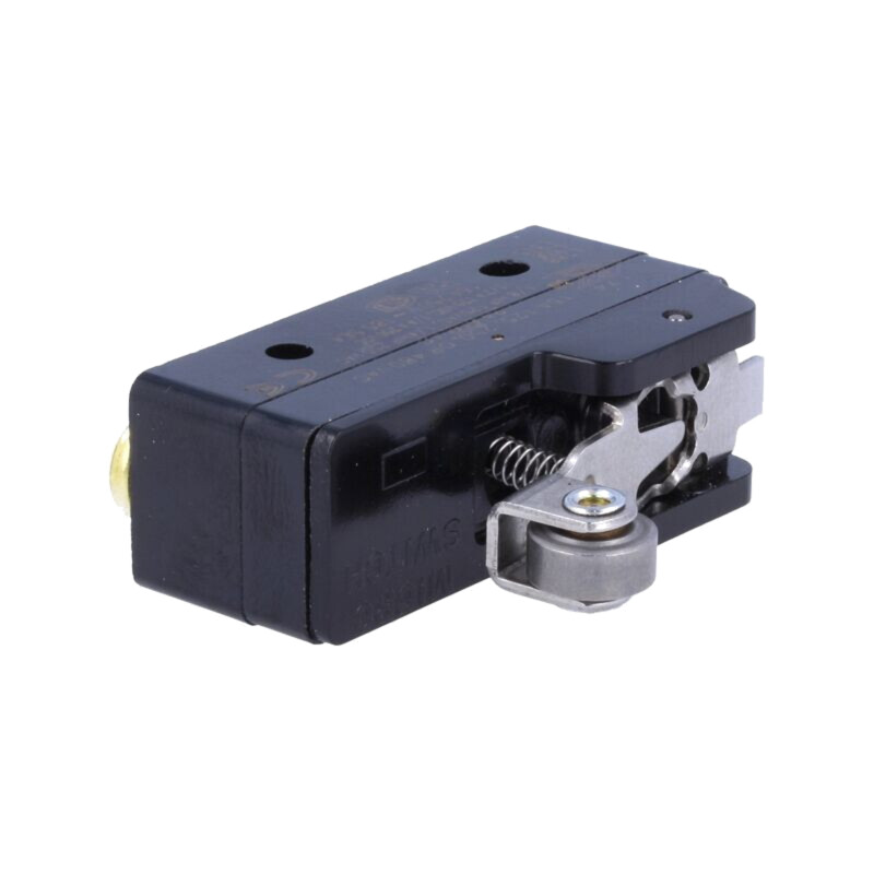 Microîntrerupător SNAP ACTION; 15A/250VAC; cu manetă (cu rolă) Microîntrerupător SNAP ACTION; 15A/250VAC; cu manetă (cu rolă)