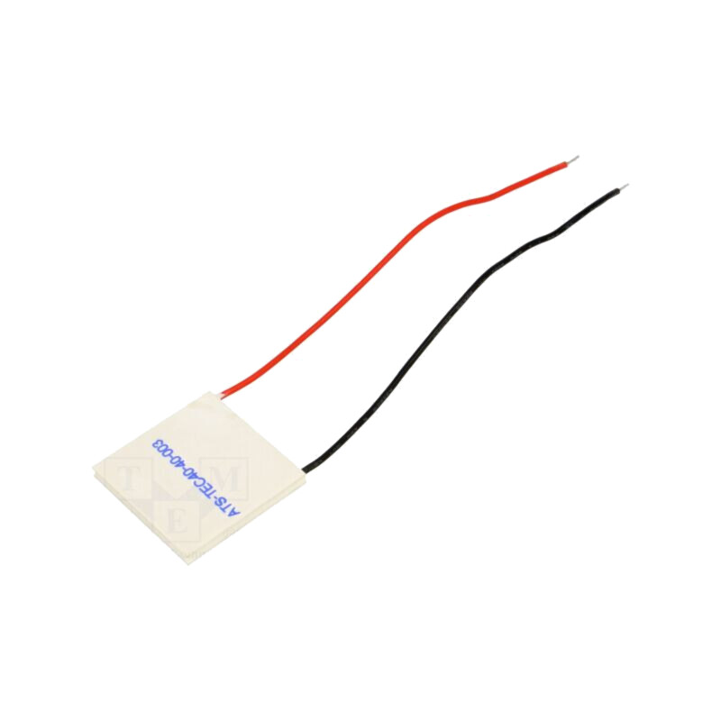 Modul: Peltier; 15,4V; 5A; 40x40x4mm; 46,5W; ceramică; 20AWG; 68°C Modul: Peltier; 15,4V; 5A; 40x40x4mm; 46,5W; ceramică; 20AWG; 68°C
