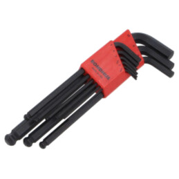 Set chei; imbus,sferic; ProTanium®,oţel; lungă; GorillaProof®