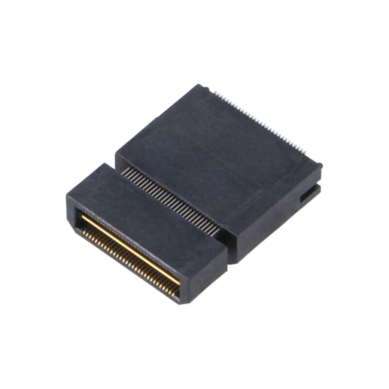 Conector: PCB-PCB; tată; PIN: 60; 0,5mm; QTH; aurit; SMT; soclu; 2A Conector: PCB-PCB; tată; PIN: 60; 0,5mm; QTH; aurit; SMT; soclu; 2A