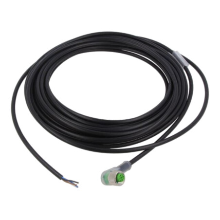 Cablu de conectare; M12; PIN: 4; în unghi; 10m; mufă; 4A; -30÷80°C
