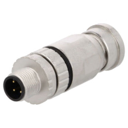 Conector: M12; mufă; PIN: 4; tată; cod A-DeviceNet / CANopen; IP67