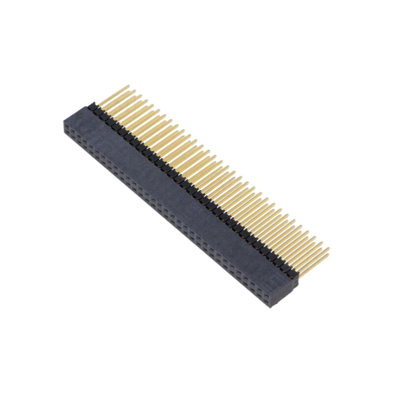 Conector: şiruri pini; tată; PIN: 64; 2,54mm; aurit; THT; soclu