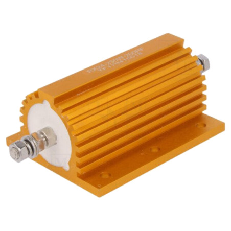 Rezistor: bobinat; cu radiator; înşurubare; 200Ω; 250W; ±1%
