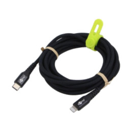 Cablu; USB 2.0; mufă Apple Lightning,USB C mufă; 3m; negru; 60W