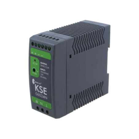 Alimentator: pulsatoriu; pentru şină DIN; 60W; 24VDC; 2,5A; IP20