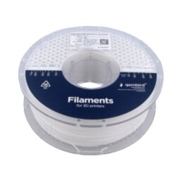 Filament: ABS; 1,75mm; albă; 225÷240°C; 1kg; High Speed