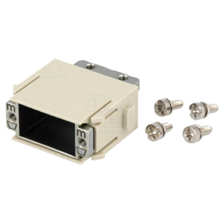 Conector: HAN; modul; tată; Han Modular D-Sub; drept; policarbonat