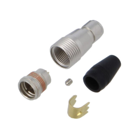 Conector: circular; HR25; lipire; PIN: 4; mufă; pe cablu; tată; drept