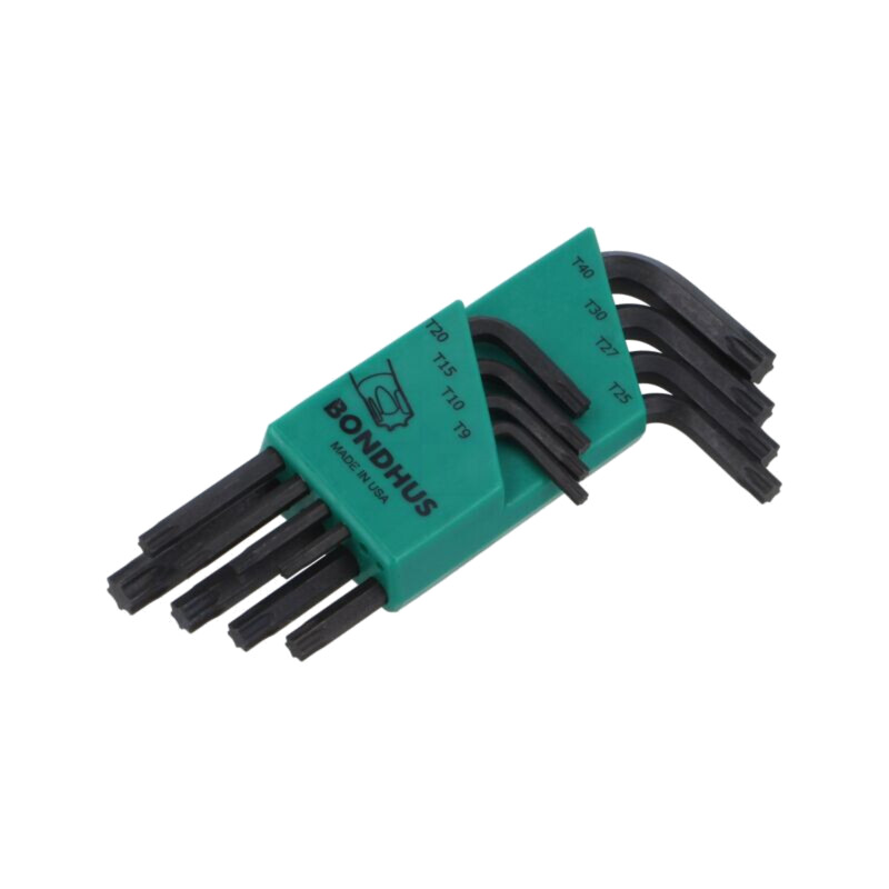 Set chei; Torx®; TX09,TX10,TX15,TX20,TX25,TX27,TX30,TX40; 8buc.