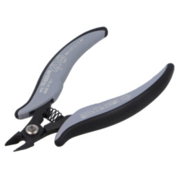 Cleşti; pt.tăiere,miniatură,curbaţi; ESD; 138mm