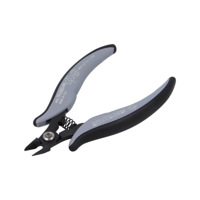 Cleşti; pt.tăiere,miniatură,curbaţi; ESD; 138mm