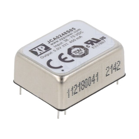 Convertor: DC/DC; 2W; Uintr: 36÷75VDC; Uieş: 5VDC; Iieş: 400mA; THT