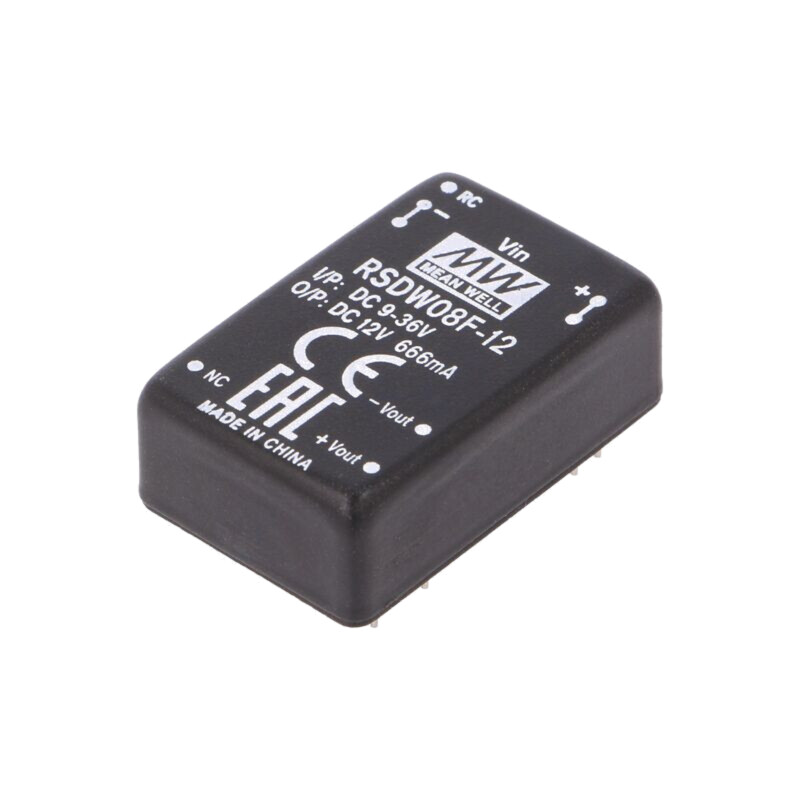 Convertor: DC/DC; 8W; Uintr: 9÷36VDC; Uieş: 12VDC; Iieş: 0÷666mA