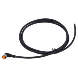 Cablu de conectare; M12; PIN: 8; în unghi; 2m; mufă; 30VAC; 2A; 1200