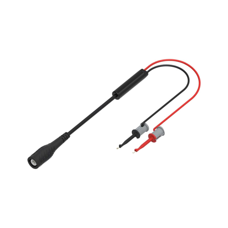 Cablu de măsurare; 60VDC; 30VAC; 3A; BNC mufă,clips cu cârlig x2 Cablu de măsurare; 60VDC; 30VAC; 3A; BNC mufă,clips cu cârlig x2