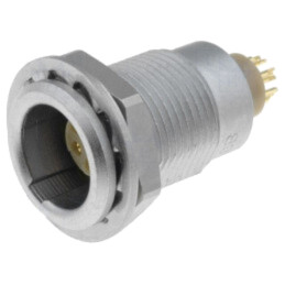 Conector: circular; 0B; soclu; mamă; PIN: 6; lipire; 2,5A; drept; IP50