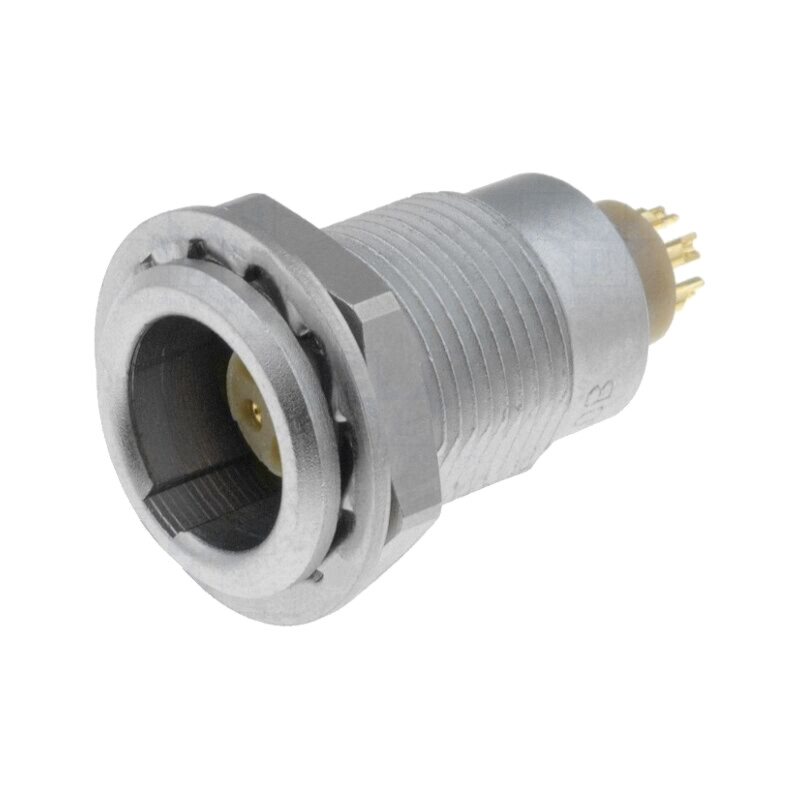 Conector: circular; 0B; soclu; mamă; PIN: 6; lipire; 2,5A; drept; IP50