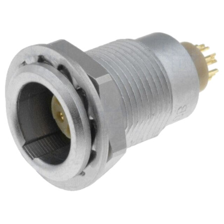 Conector: circular; 0B; soclu; mamă; PIN: 6; lipire; 2,5A; drept; IP50