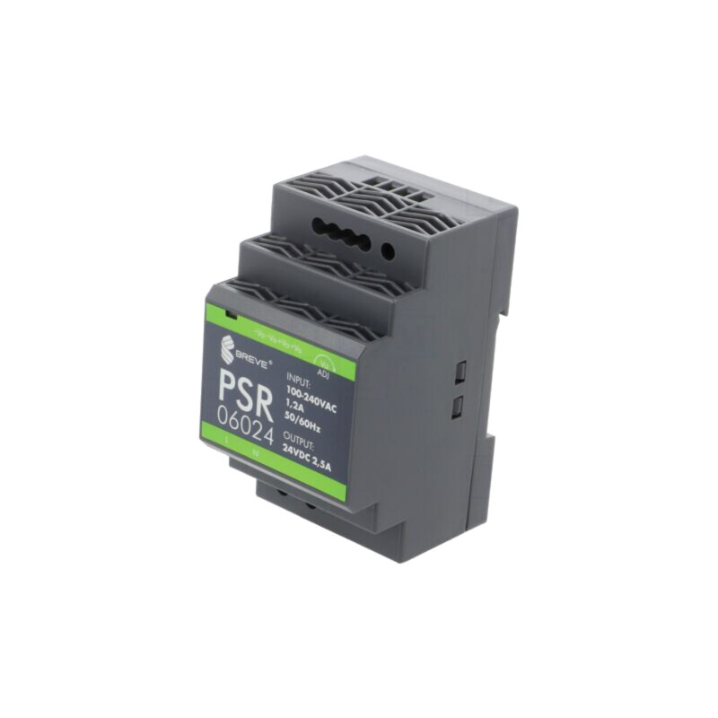 Alimentator: pulsatoriu; pentru şină DIN; 60W; 24VDC; 2,5A; IP20
