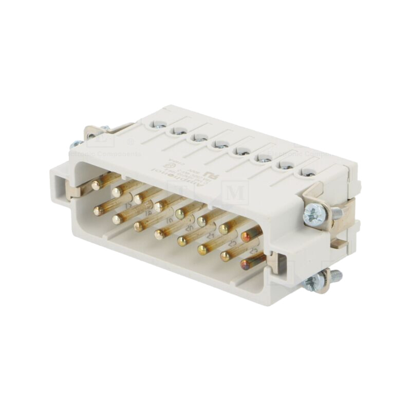 Conector: HDC; inserturi de contact; tată; C146,heavy|mate; 16+PE