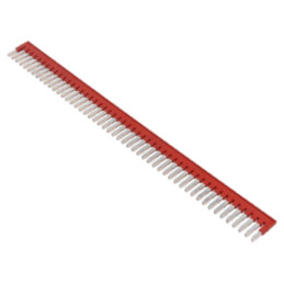 Punte de conectare; piste: 50; roşie; Lăţ: 5mm; UL94V-0
