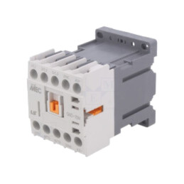 Contactor: 3-polar; NO x3; Contacte auxiliare: NC; 12VDC; 12A; IP20