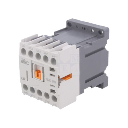 Contactor: 3-polar; NO x3; Contacte auxiliare: NC; 12VDC; 12A; IP20